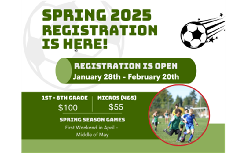 Spring 2025 Registration is Open!